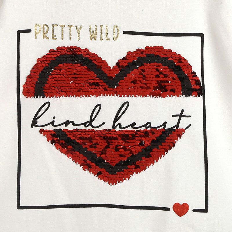 Knitted T-Shirt With Print image number 4